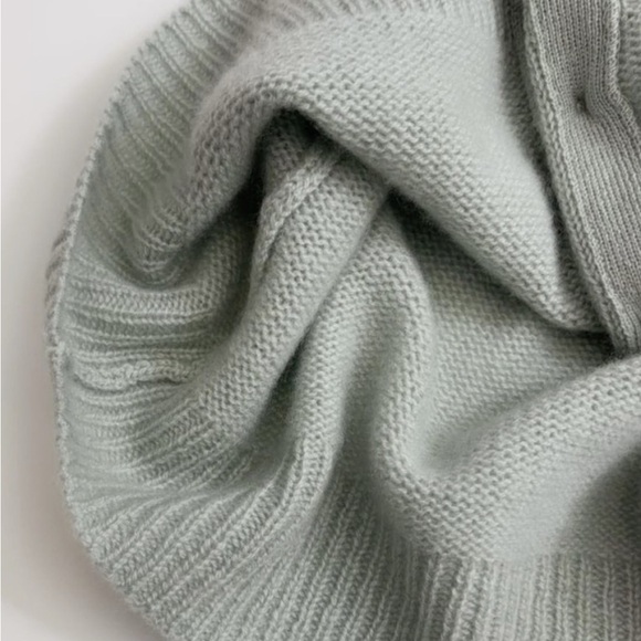 Doen The Danae Cashmere Crewneck Cardigan Size S in Tidepool - Picture 7 of 15